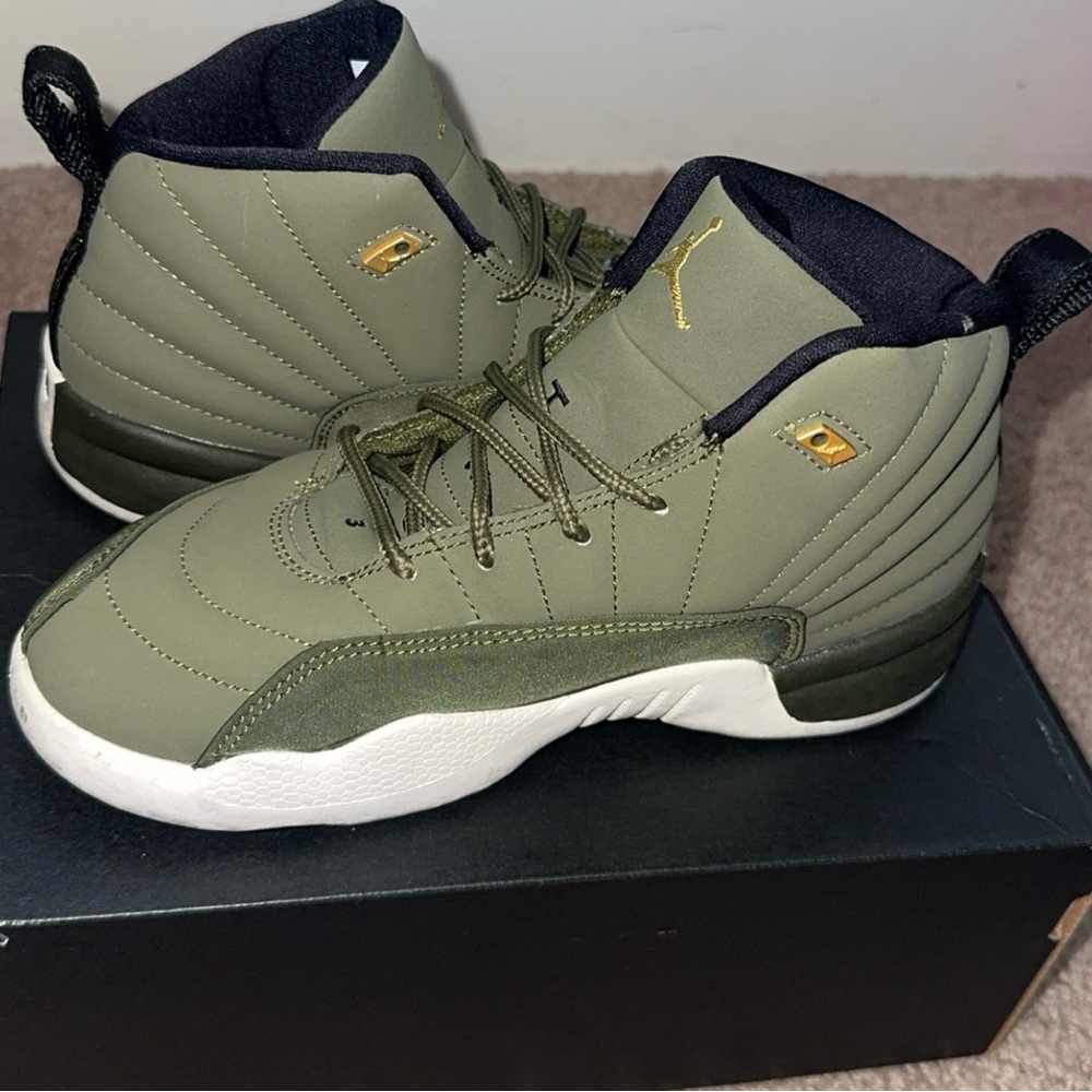 Air Jordan Retro 12  (Olive Green)